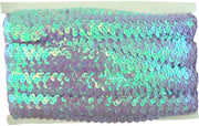 Stretch Sequin Roll - 1 1/2in - Dove Grey - Threadart.com