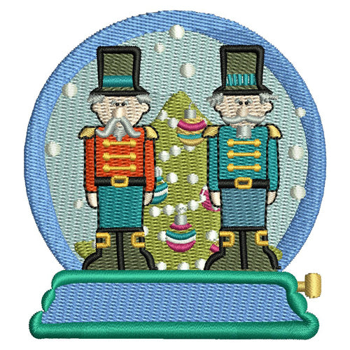 Machine Embroidery Designs - Christmas Snow Globes (1) - Threadart.com