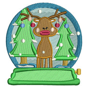 Machine Embroidery Designs - Christmas Snow Globes (1) - Threadart.com