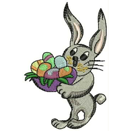 Machine Embroidery Designs - Easter Bunnys(1) - Threadart.com