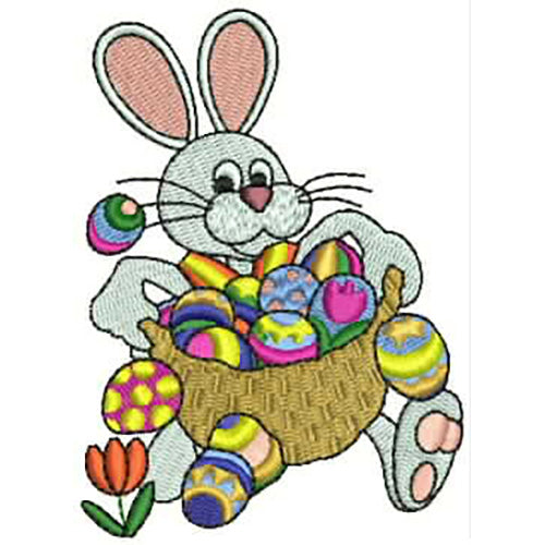 Machine Embroidery Designs - Easter Bunnys(1) - Threadart.com