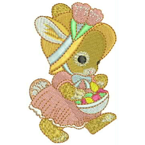 Machine Embroidery Designs - Easter Bunnys(1) - Threadart.com