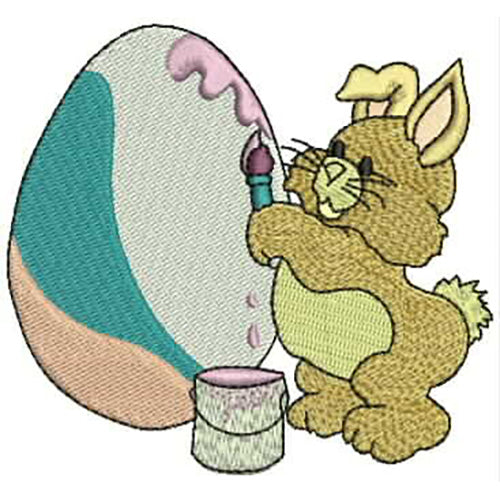 Machine Embroidery Designs - Easter Bunnys(1) - Threadart.com