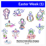 Machine Embroidery Designs - Easter Week (1) - Threadart.com