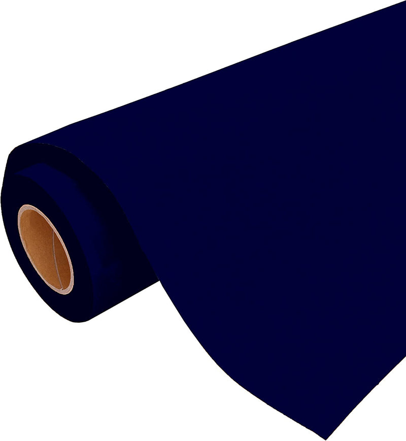 Navy Velvet Flock Vinyl Heat Transfer - 20" Wide HTV Sold By the Yard - Threadart.com