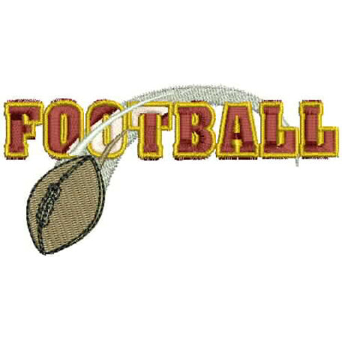 Machine Embroidery Designs - Football(1) - Threadart.com