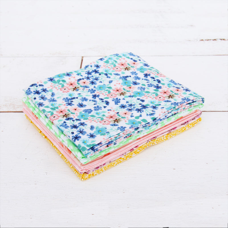 Six Fat Quarter Bundle - Pastel Print Colors - Threadart.com