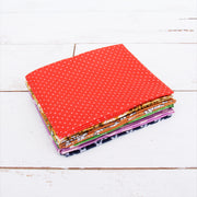 Six Fat Quarter Bundle - Rainbow Print Colors - Threadart.com