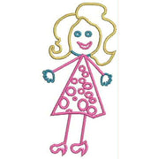 Machine Embroidery Designs - Stick Figures (1) - Threadart.com