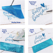 Royal Blue Glitter Iron On Vinyl 20" Wide Sold By the Yard - Threadart.com