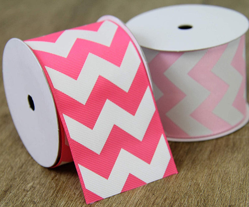 Grosgrain Chevron Ribbon 2 1/4" - 5 Yards - Chocolate - Threadart.com