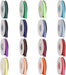 Grosgrain Dots Ribbon 3/8" - 10 Yards - Aqua - Threadart.com