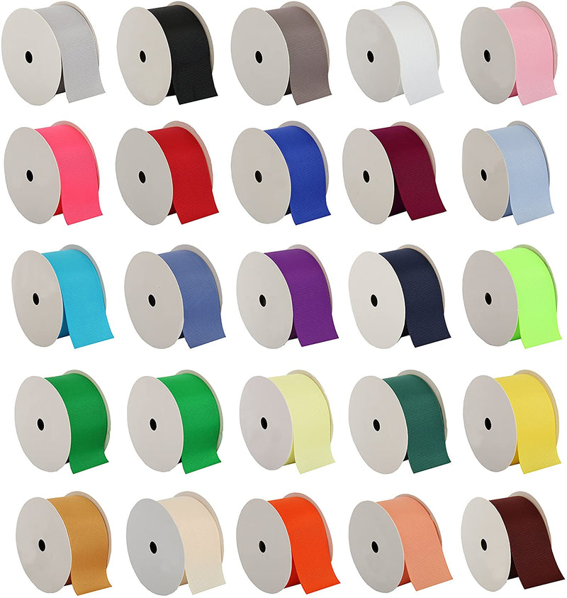 Grosgrain Ribbon 1 1/2" - 10 Yards - Hot Pink - Threadart.com