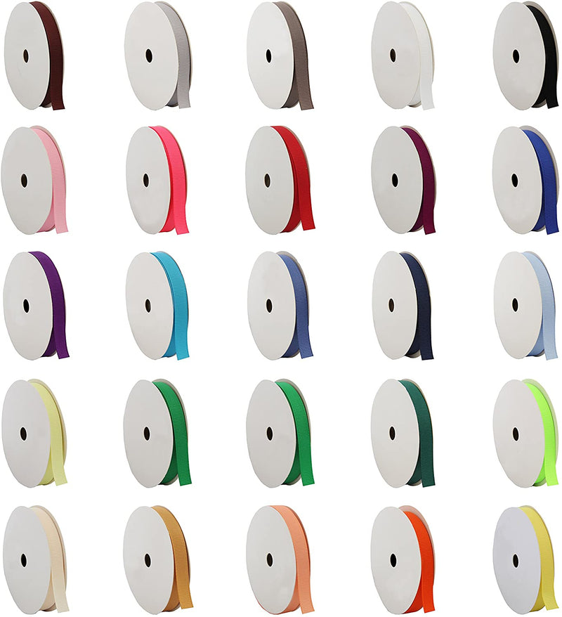 Grosgrain Ribbon 3/8" - 10 Yards - Neon Green - Threadart.com