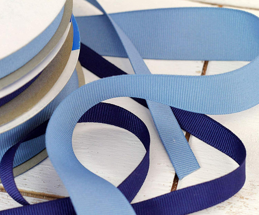 Grosgrain Ribbon 3/8" - 10 Yards - Baby Blue - Threadart.com