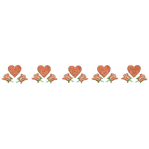 Machine Embroidery Designs - Hearts(1) - Threadart.com