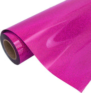 Holographic Fuchsia 20" Heat Transfer Vinyl Film By The Yard - Threadart.com