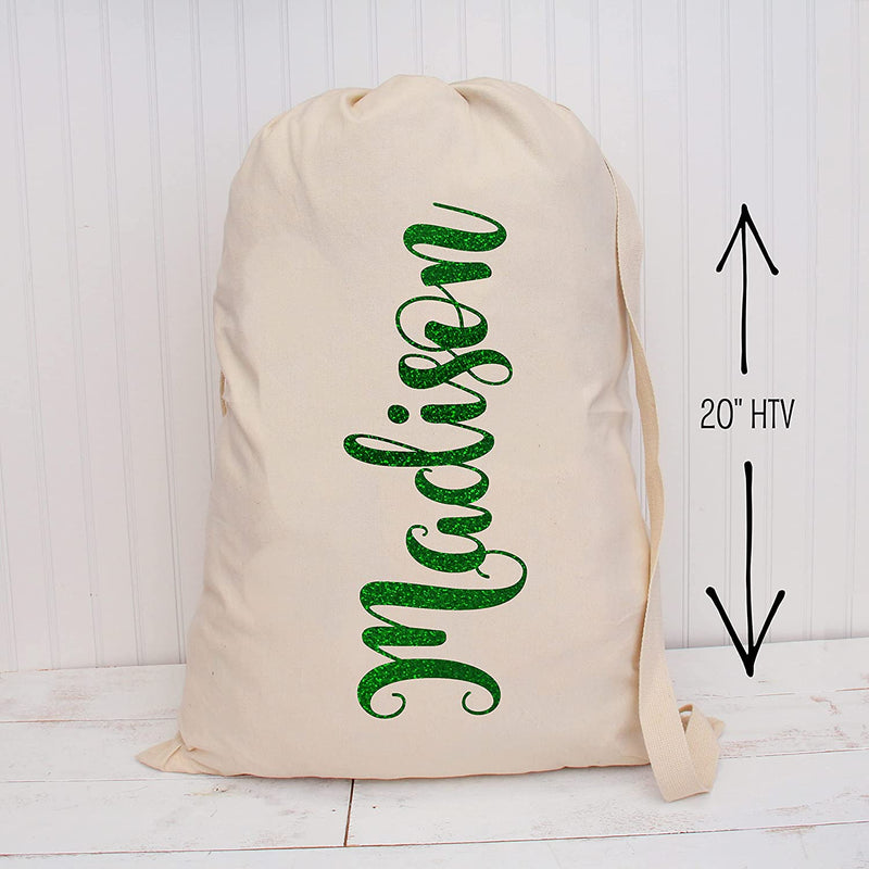 Holographic Green 20" Heat Transfer Vinyl Film By The Yard - Threadart.com