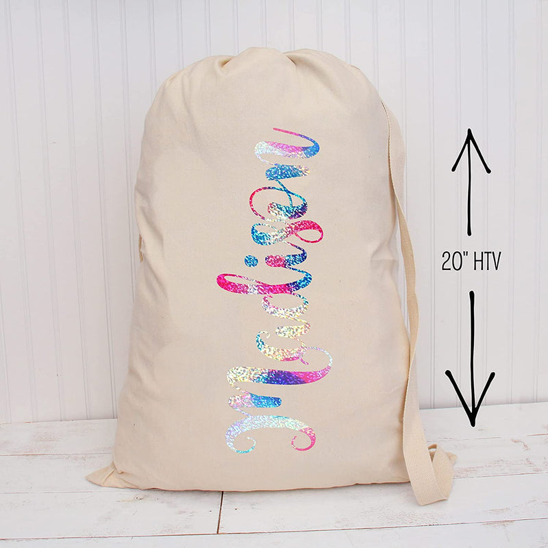 Holographic Round Multi Metallic 20" Heat Transfer Vinyl Film By The Yard - Threadart.com