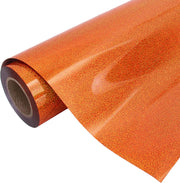 Holographic Orange 20" Heat Transfer Vinyl Film By The Yard - Threadart.com