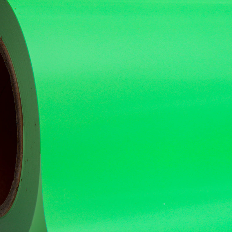 Green Glow in the Dark  20" Heat Transfer Vinyl Film By The Yard - Threadart.com