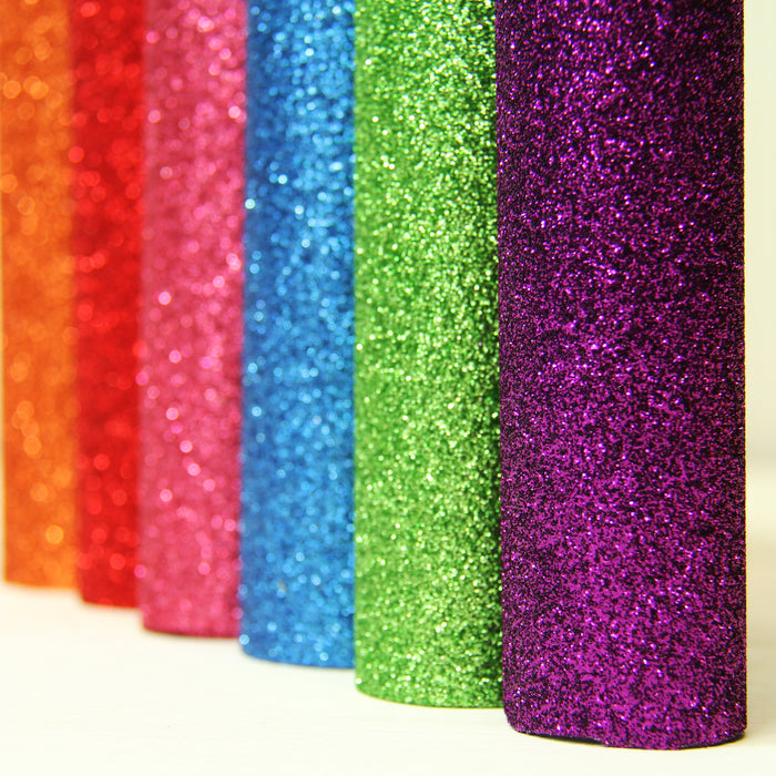 Color Pack of Glitter Iron On Vinyl - Heat Transfer Variety Pack —