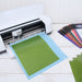 Light Green Glitter  Iron On Vinyl - Pack of Heat Transfer Sheets - Threadart.com