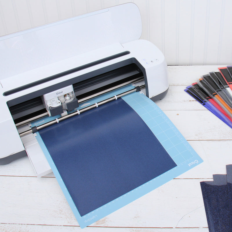 Navy Glitter  Iron On Vinyl - Pack of Heat Transfer Sheets - Threadart.com