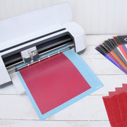 Red Glitter  Iron On Vinyl - Pack of Heat Transfer Sheets - Threadart.com