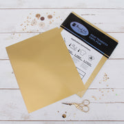 Gold Iron On Vinyl - Heat Transfer Pack of  Sheets - Threadart.com