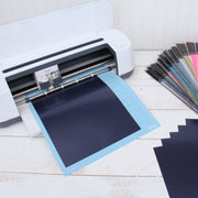 Navy Iron On Vinyl - Heat Transfer Pack of  Sheets - Threadart.com