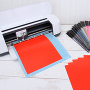 Orange Iron On Vinyl - Heat Transfer Pack of  Sheets - Threadart.com