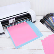 Pink Iron On Vinyl - Heat Transfer Pack of  Sheets - Threadart.com