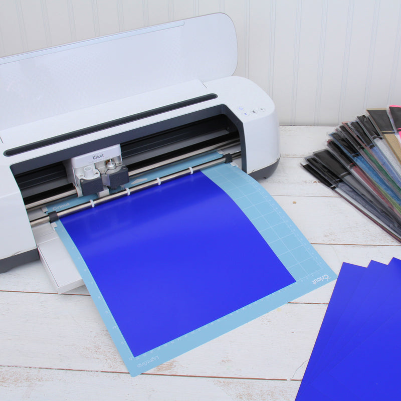 Royal Blue Iron On Vinyl - Heat Transfer Pack of  Sheets - Threadart.com