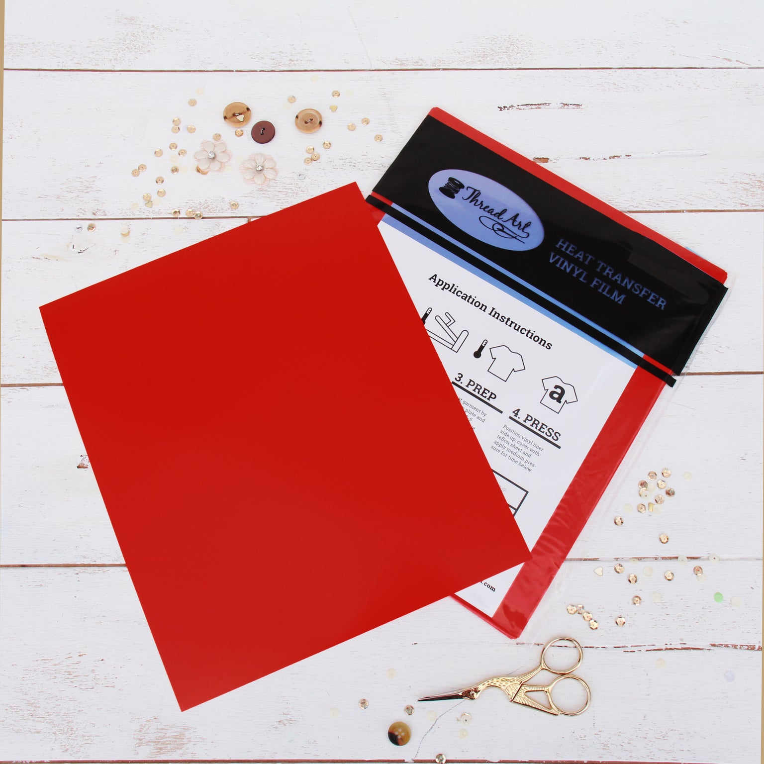 Heat Transfer Vinyl Sheet Packs Solid and Glitter Finishes Wide