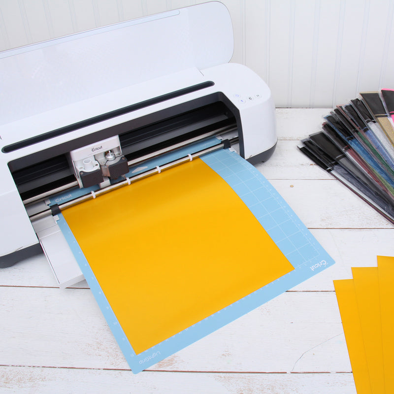 Yellow Iron On Vinyl - Heat Transfer Pack of  Sheets - Threadart.com