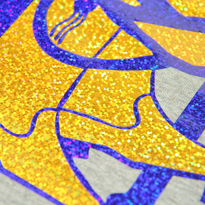 Holographic Sky Blue 20" Heat Transfer Vinyl Film By The Yard - Threadart.com