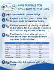 Cherry Metallic Foil Heat Transfer Vinyl 20" Wide Sold By The Yard - Threadart.com