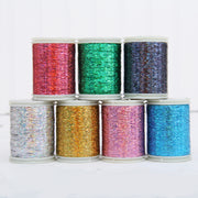 Sparkle Holographic Thread - 300 Meters - Black - Threadart.com