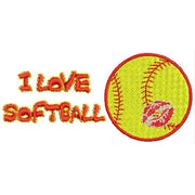 Machine Embroidery Designs - Softball(1) - Threadart.com