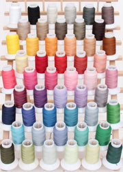 50 Colors of Wooly Nylon Thread Set - 1000 Meter Spools - Threadart.com