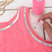 6MM Sequin String 80YD Roll - Pink Faceted Metallic - Threadart.com