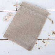 Small Burlap Gift Bag - Threadart.com