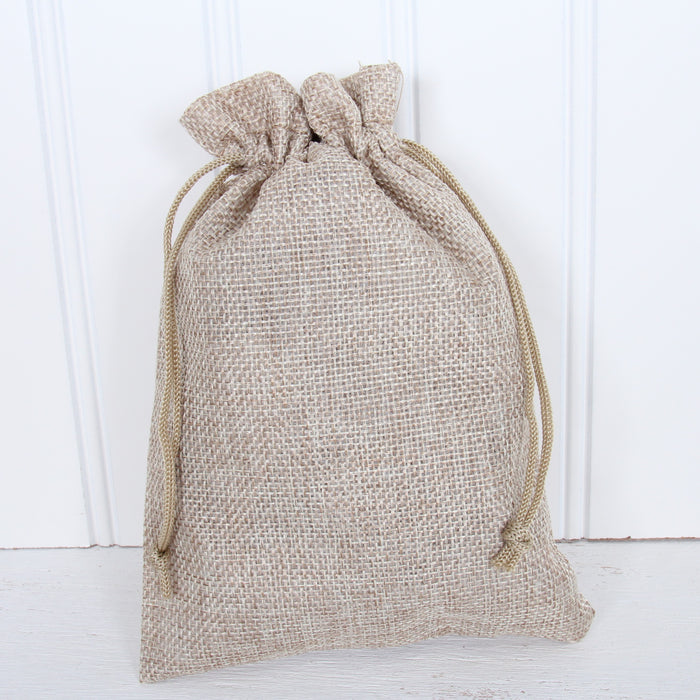 Small Burlap Gift Bag - Threadart.com