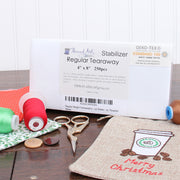 Regular Tearaway Embroidery Stabilizer - 4x8 250 Precut Sheets - Threadart.com