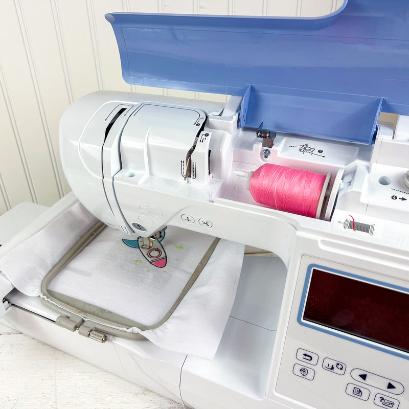 Glow In The Dark Machine Embroidery Thread - Teal - Threadart.com