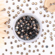Hot Fix Rhinestones - SS10 - Jet Nut - 1440 stones - Threadart.com