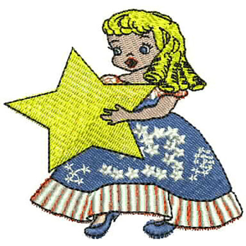 Machine Embroidery Designs - Calendar Dolls(1) - Threadart.com