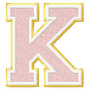 Varsity Font Letters Alphabet Two Colors- Machine Embroidery Designs - 3 Sizes, 8 Formats - Threadart.com