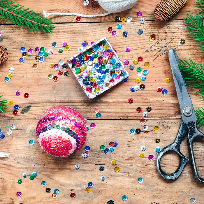 Loose Cup Iridescent Sequins - 4mm - Watermelon - 5 Gross - Threadart.com